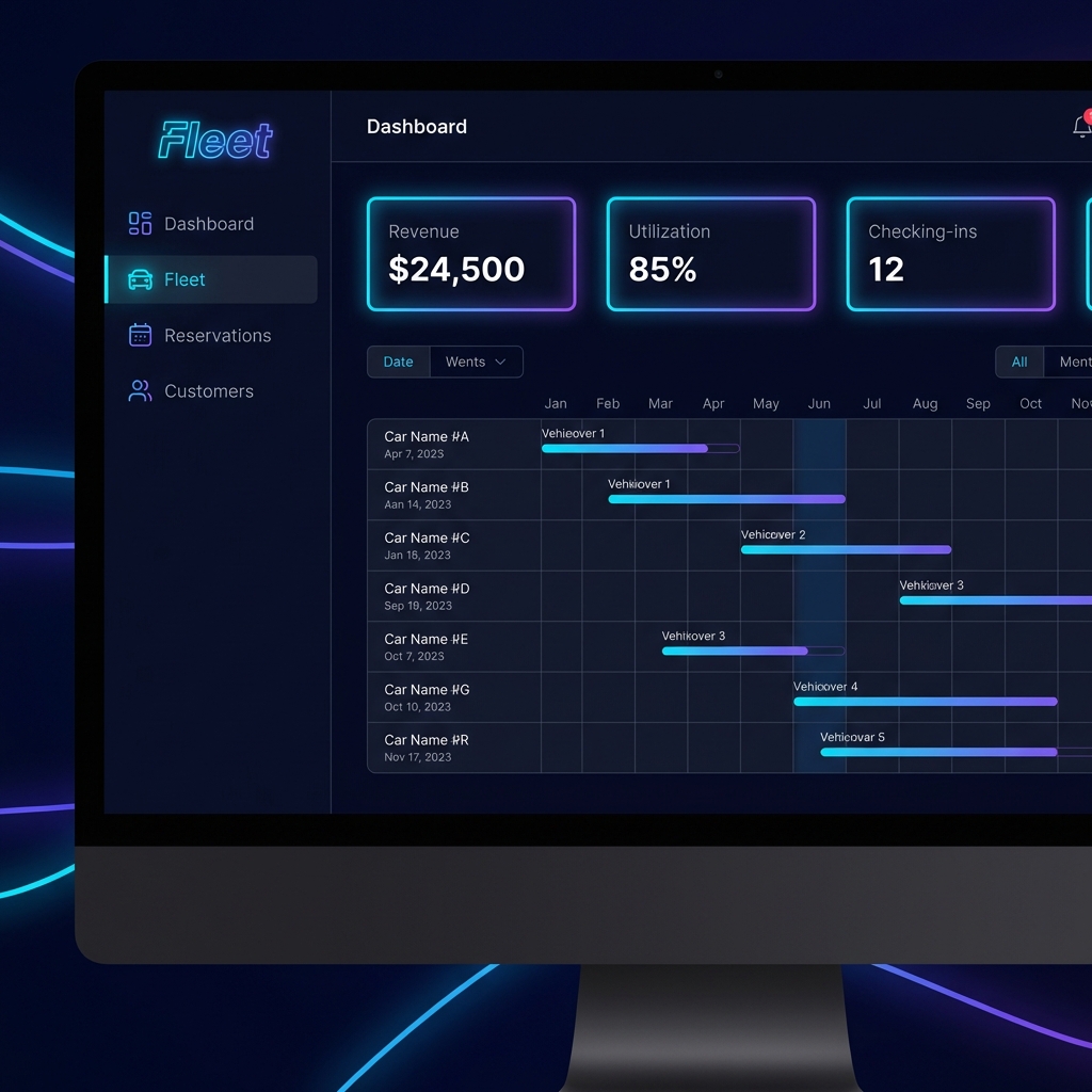 RunnableOne Fleet reservation dashboard